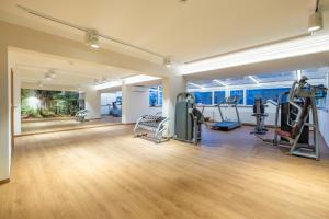 Fitness centrum a/nebo fitness zařízení v ubytování Thermenhotel Apollo