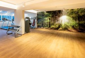 Fitness centrum a/nebo fitness zařízení v ubytování Thermenhotel Apollo