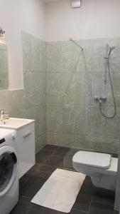 Kúpeľňa v ubytovaní Apartament Pucka Przystań + 18 fotografií