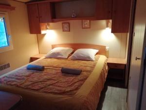 Postel nebo postele na pokoji v ubytování Mas Maurane - L'Olivier avec SPA privé aux portes d'ARLES