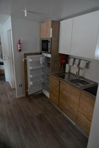 Dapur atau dapur kecil di HOCHoben Chalets & Mobilhomes