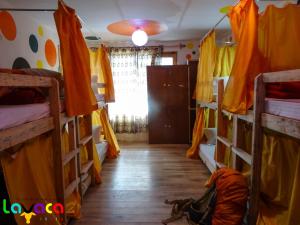 Postelja oz. postelje v sobi nastanitve La Vaca India Manali