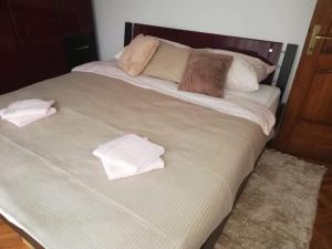 Katil atau katil-katil dalam bilik di Apartman Nika