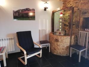 A seating area at Hosteria Calixtino