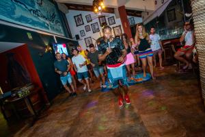 Hóspedes ficando em Viajero San Andres Hostel