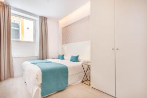 Łóżko lub łóżka w pokoju w obiekcie Espectacular casa de 6 dormitorios, 7 banos y 2 terrazas