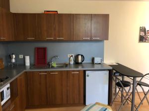 Kitchen o kitchenette sa Apartment SC Villa Park Borovets