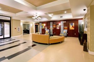 The lobby or reception area at Holiday Inn Express - Andalusia, an IHG Hotel