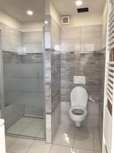 Koupelna v ubytování Hotel Jordánek