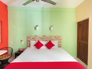 Hotel Costa Azul客房内的一张或多张床位