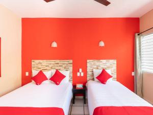 Hotel Costa Azul客房内的一张或多张床位