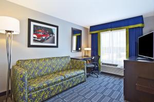 Zona d'estar a Holiday Inn Express Hotel & Suites Ann Arbor West, an IHG Hotel