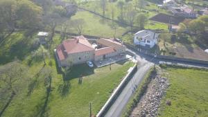 A bird's-eye view of Hosteria Calixtino