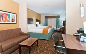 Posezení v ubytování Holiday Inn Express & Suites San Antonio Frost Bank Center by IHG