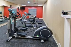 Fitness centrum a/nebo fitness zařízení v ubytování Holiday Inn Express & Suites San Antonio Frost Bank Center by IHG