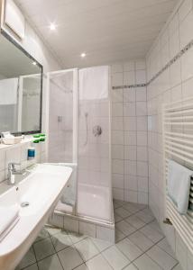 Koupelna v ubytování Wellness- und Wohlfühlhotel Waldeck