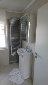 Koupelna v ubytování Stadtwohnung