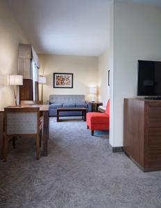 TV a/nebo společenská místnost v ubytování Holiday Inn Express & Suites Austin NW - Four Points by IHG