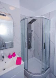 Koupelna v ubytování Apartments Samac + 26 fotografií