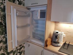 Kuchyň nebo kuchyňský kout v ubytování BIT-City Studio und Appartement