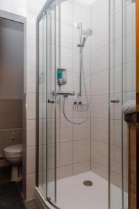 Koupelna v ubytování BIT-City Studio und Appartement