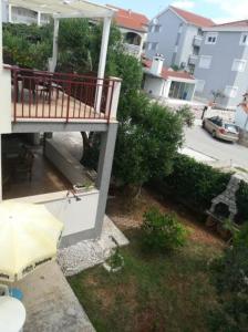 Balkón alebo terasa v ubytovaní Apartman Lidija Čiovo