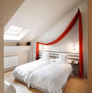 Cama o camas de una habitación en Hotel Rincon de Traspalacio