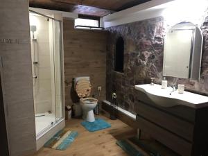Kúpeľňa v ubytovaní Balaton Wellness Tom Cat nyaraló 1 wellness és 1 gyermekbarát apartmannal