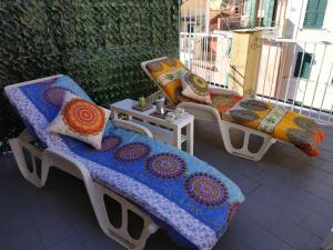 A balcony or terrace at Shanti 1