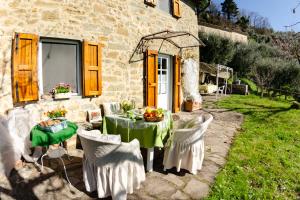 A garden outside La Casa del Sole
