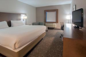 Säng eller sängar i ett rum på Holiday Inn Express & Suites Nashville-I-40 & I-24(Spence Lane), an IHG Hotel
