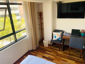 Μια τηλεόραση ή/και κέντρο ψυχαγωγίας στο Hotel Daylu