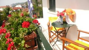 Balkón alebo terasa v ubytovaní Des Roses Hotel
