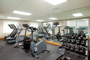 Fitness centrum a/nebo fitness zařízení v ubytování Holiday Inn Express & Suites Chicago-Deerfield Lincolnshire, an IHG Hotel