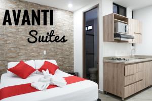 Letto o letti in una camera di Apartahotel Avanti