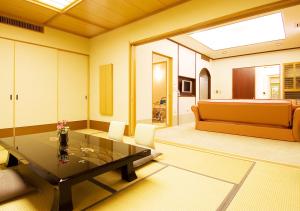 Istumisnurk majutusasutuses Sasakura onsen Ryuunso