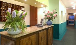 The lobby or reception area at Atlantide Hotel