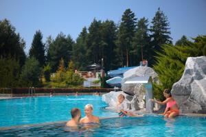 a group of people in a swimming pool at Terme Zreče – Vile Terme Zreče in Zreče