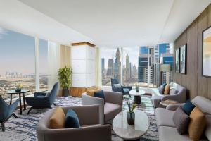 Posezení v ubytování voco Dubai by IHG