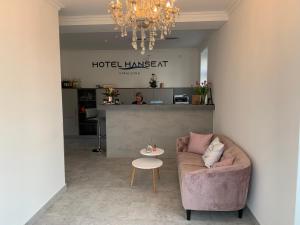 Posezení v ubytování Hotel Hanseat Stralsund