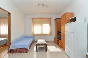 TV a/nebo společenská místnost v ubytování Apartments Edin 1359