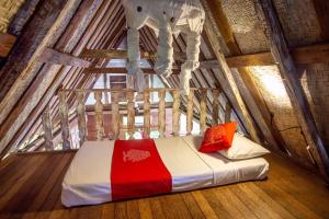 Ein Bett oder Betten in einem Zimmer der Unterkunft Swasti Eco Cottages