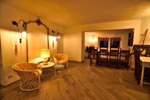 A seating area at Il Borgo del Castello