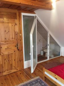 A bed or beds in a room at Agro privat