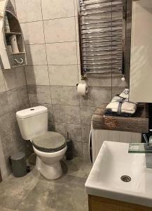 ห้องน้ำของ Vaļņu Ielas Apartments