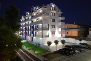 Budova, kde se aparthotel nachází