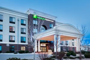 a rendering of the front of the hotel headquarters at Holiday Inn Express and Suites Missoula, an IHG Hotel in Missoula