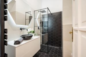 Kúpeľňa v ubytovaní BpR KYANIT Design Apartments with A/C