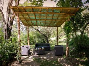 A garden outside Villa near Montecchio Vespoli with Pool