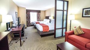 TV a/nebo společenská místnost v ubytování Holiday Inn Express & Suites Elkton - University Area, an IHG Hotel